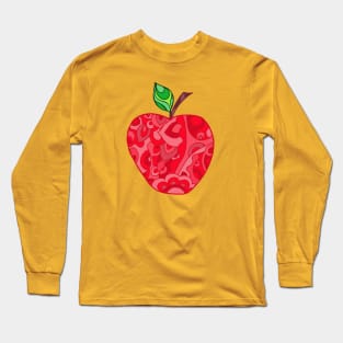 Psychedelic Apple Long Sleeve T-Shirt